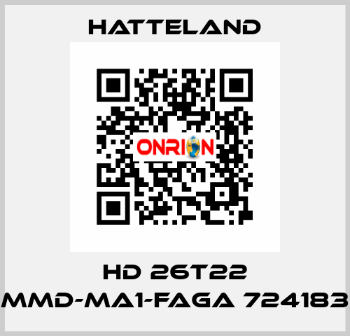 HD 26T22 MMD-MA1-FAGA 724183 HATTELAND