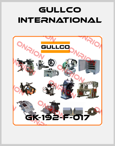 GK-192-F-017 Gullco International