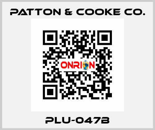 PLU-047B Patton & Cooke Co.