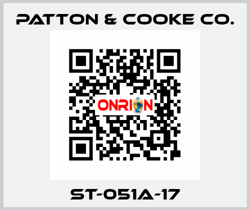 ST-051A-17 Patton & Cooke Co.