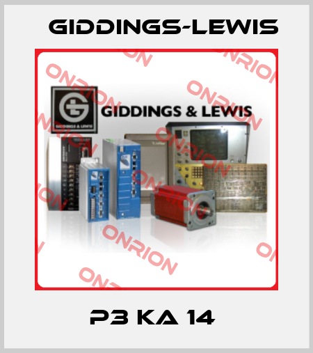 P3 KA 14  Giddings-Lewis