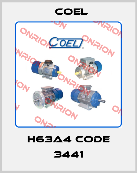 H63A4 CODE 3441 Coel