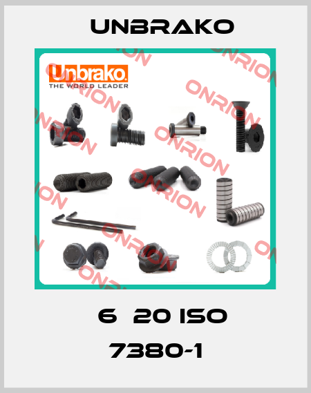 М6Х20 ISO 7380-1 Unbrako
