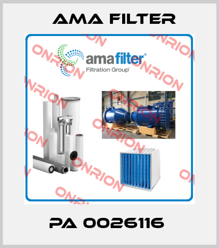 PA 0026116  Ama Filter