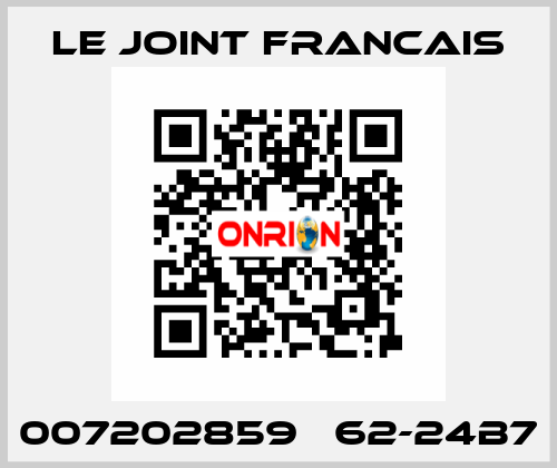 007202859   62-24B7 LE JOINT FRANCAIS