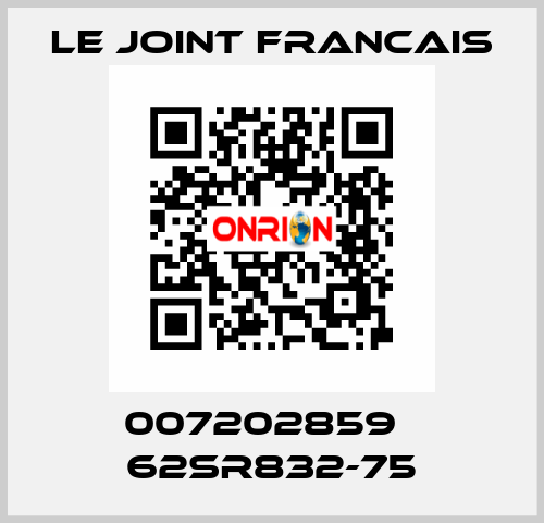 007202859   62SR832-75 LE JOINT FRANCAIS