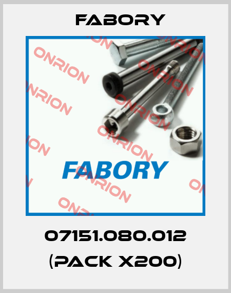 07151.080.012 (pack x200) Fabory