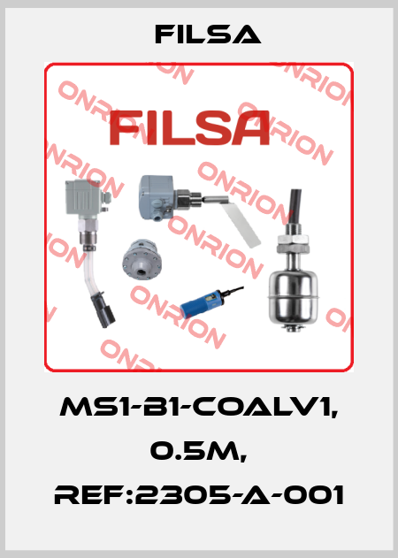 MS1-B1-COALV1, 0.5m, ref:2305-A-001 Filsa