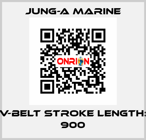 V-belt stroke length: 900 JUNG-A MARINE