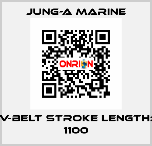 V-belt stroke length: 1100 JUNG-A MARINE