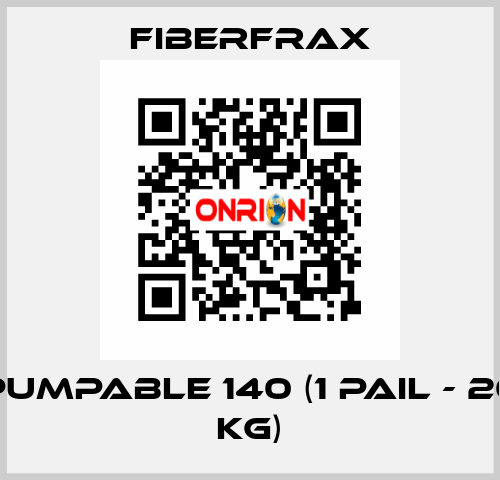 PUMPABLE 140 (1 pail - 20 kg) Fiberfrax