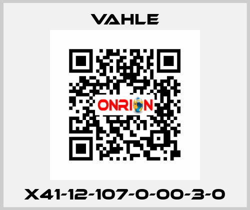 X41-12-107-0-00-3-0 Vahle