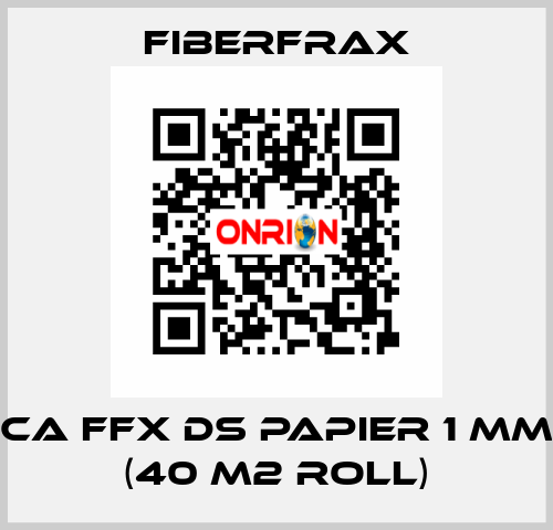 CA FFX DS PAPIER 1 MM (40 m2 roll) Fiberfrax