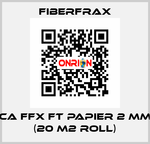 CA FFX FT PAPIER 2 MM (20 m2 roll) Fiberfrax