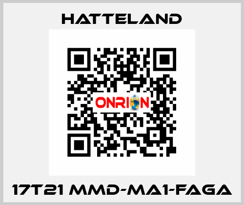 17T21 MMD-MA1-FAGA HATTELAND