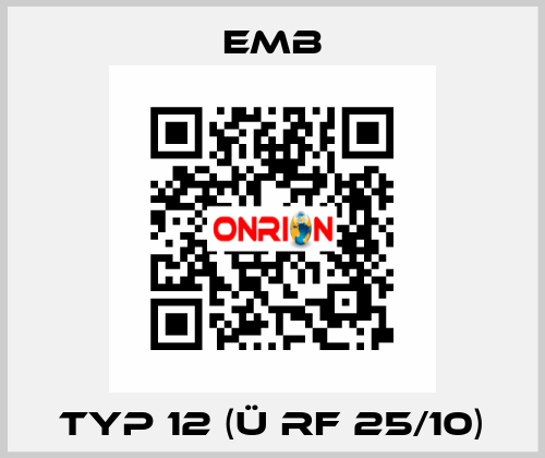 Typ 12 (Ü RF 25/10) Emb