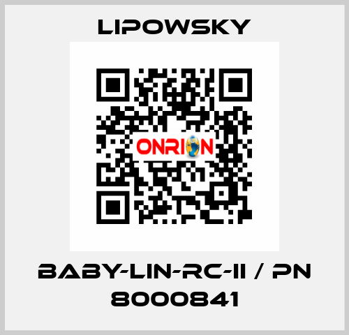 Baby-LIN-RC-II / PN 8000841 Lipowsky