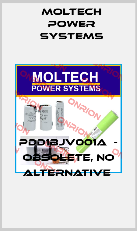 PDD1BJV001A  - OBSOLETE, NO ALTERNATIVE  Moltech Power Systems