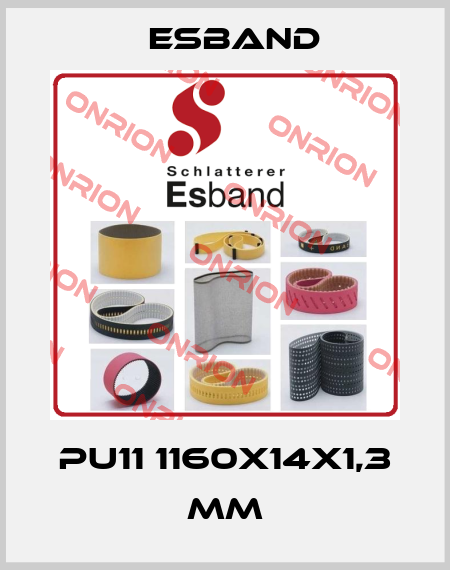 PU11 1160x14x1,3 mm Esband