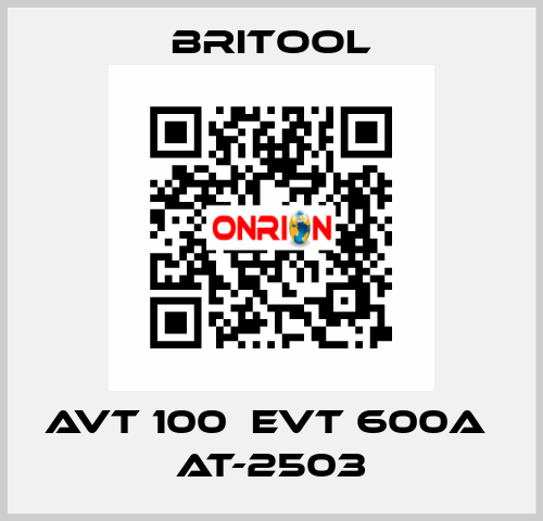 AVT 100  EVT 600A  AT-2503 Britool