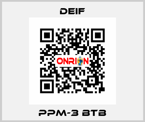 PPM-3 BTB Deif