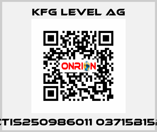 ZTIS250986011 03715B152 KFG Level AG