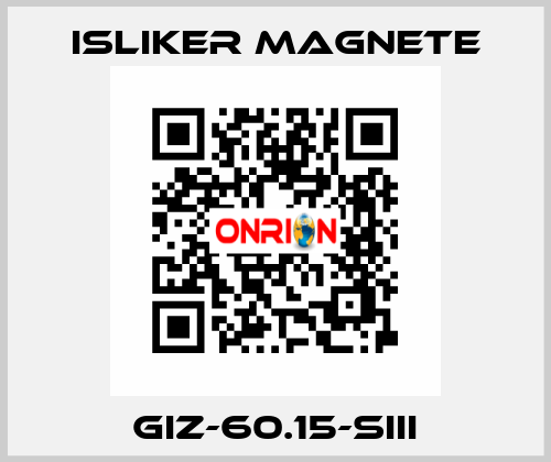 Giz-60.15-SIII ISLIKER MAGNETE