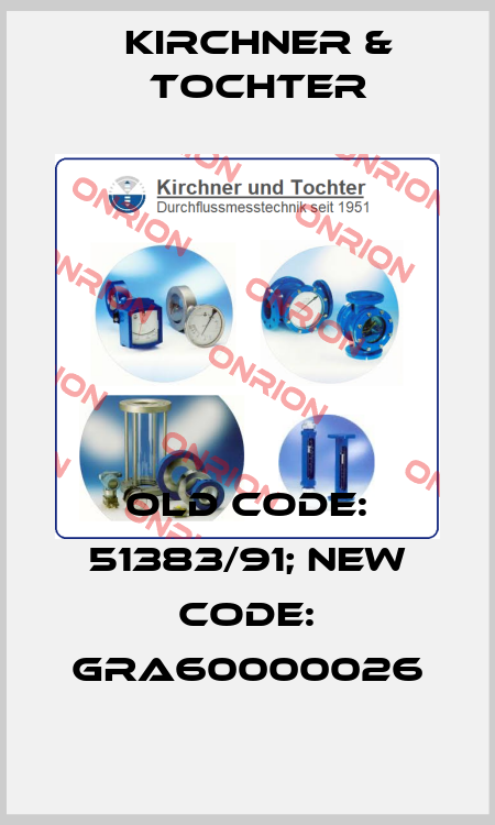 old code: 51383/91; new code: GRA60000026 Kirchner & Tochter