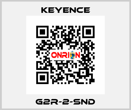 G2R-2-SND Keyence