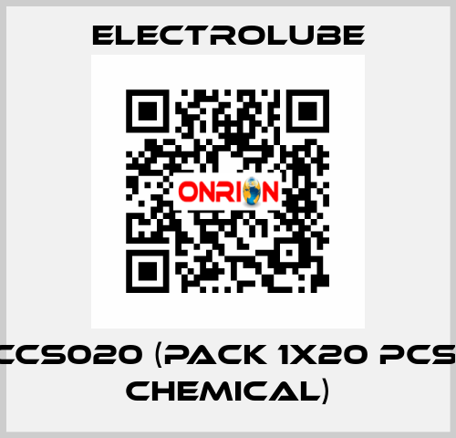 CCS020 (pack 1x20 pcs, chemical) Electrolube