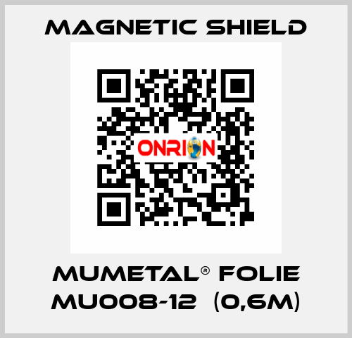 MuMETAL® Folie MU008-12  (0,6m) Magnetic Shield