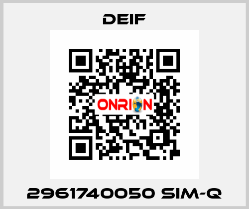 2961740050 SIM-Q Deif