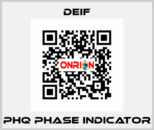 PHQ Phase Indicator Deif