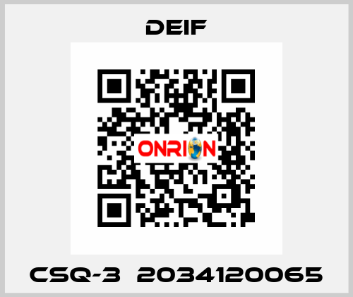 CSQ-3  2034120065 Deif