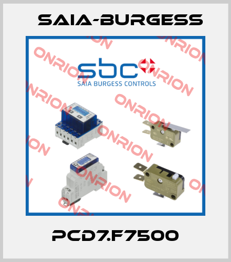 PCD7.F7500 Saia-Burgess