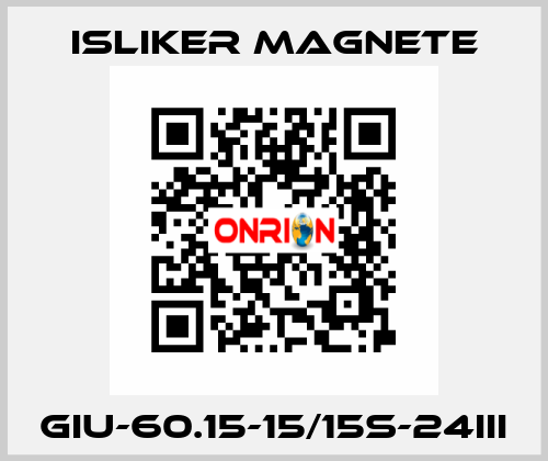GIu-60.15-15/15S-24III ISLIKER MAGNETE