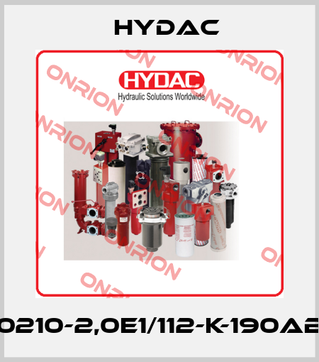 SB0210-2,0E1/112-K-190AB40 Hydac