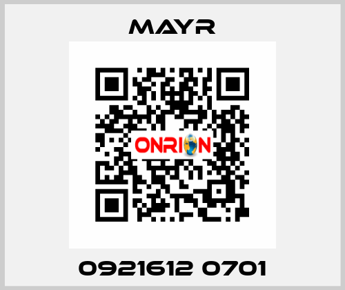 0921612 0701 Mayr