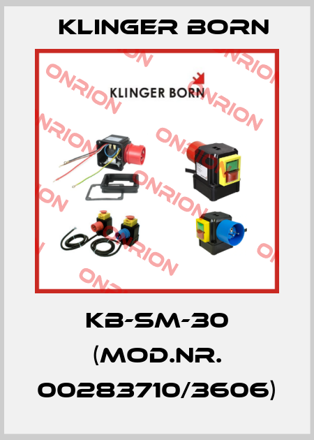 KB-SM-30 (Mod.Nr. 00283710/3606) Klinger Born