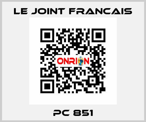 PC 851 LE JOINT FRANCAIS