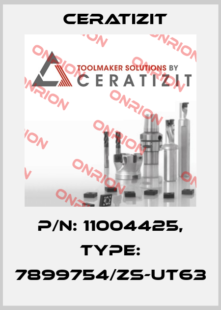 P/N: 11004425, Type: 7899754/ZS-UT63 Ceratizit