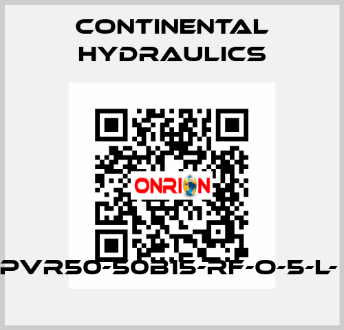 PVR50-50B15-RF-O-5-L-  Continental Hydraulics