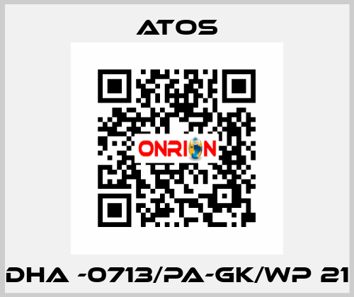 DHA -0713/PA-GK/WP 21 Atos