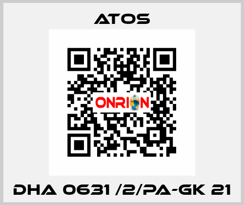 DHA 0631 /2/PA-GK 21 Atos