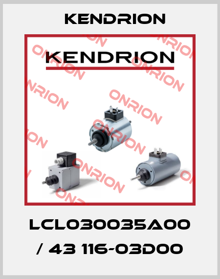 LCL030035A00 / 43 116-03D00 Kendrion