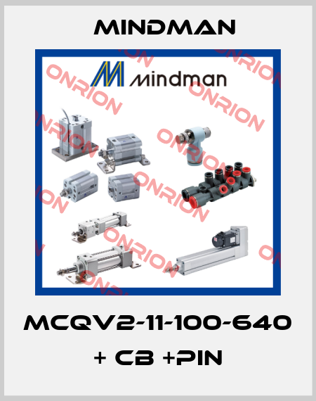 MCQV2-11-100-640 + CB +PIN Mindman