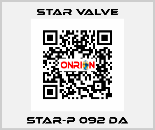 STAR-P 092 DA Star Valve
