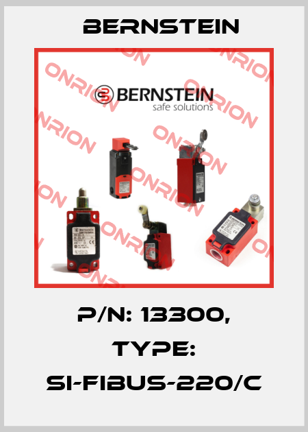 P/N: 13300, Type: SI-FIBUS-220/C Bernstein