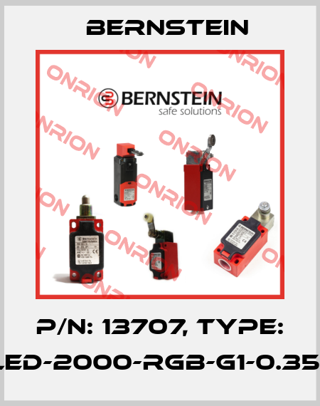 P/N: 13707, Type: SI-LED-2000-RGB-G1-0.35-T4 Bernstein