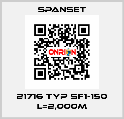 21716 Typ SF1-150 L=2,000m SpanSet